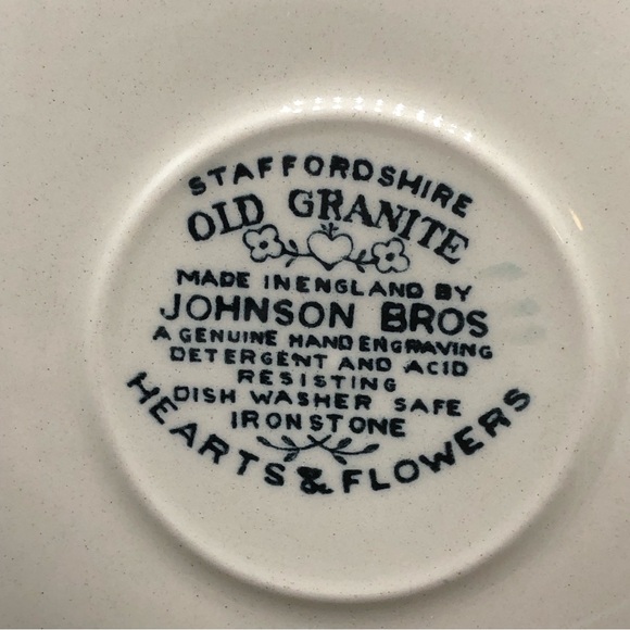 2 of 8 Cup /Saucer Sets JOHNSON BROTHERS Hearts and Flowers England PERFECT - Picture 4 of 6